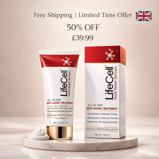 🔥 Limited Time Offer 🔥 50% OFF 🔥 Free Shipping 🔥 Lifecell All in One Anti-Aging Cream – Reduces Wrinkles, Fine Lines, Dark Circle