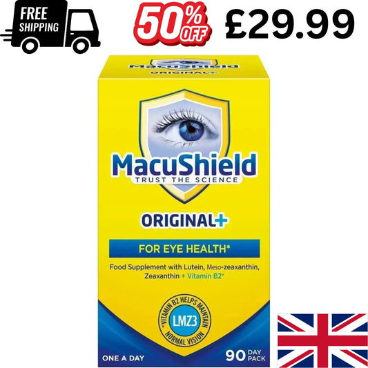 MacuShield Original+ Eye Health Capsules – 90 Pack
