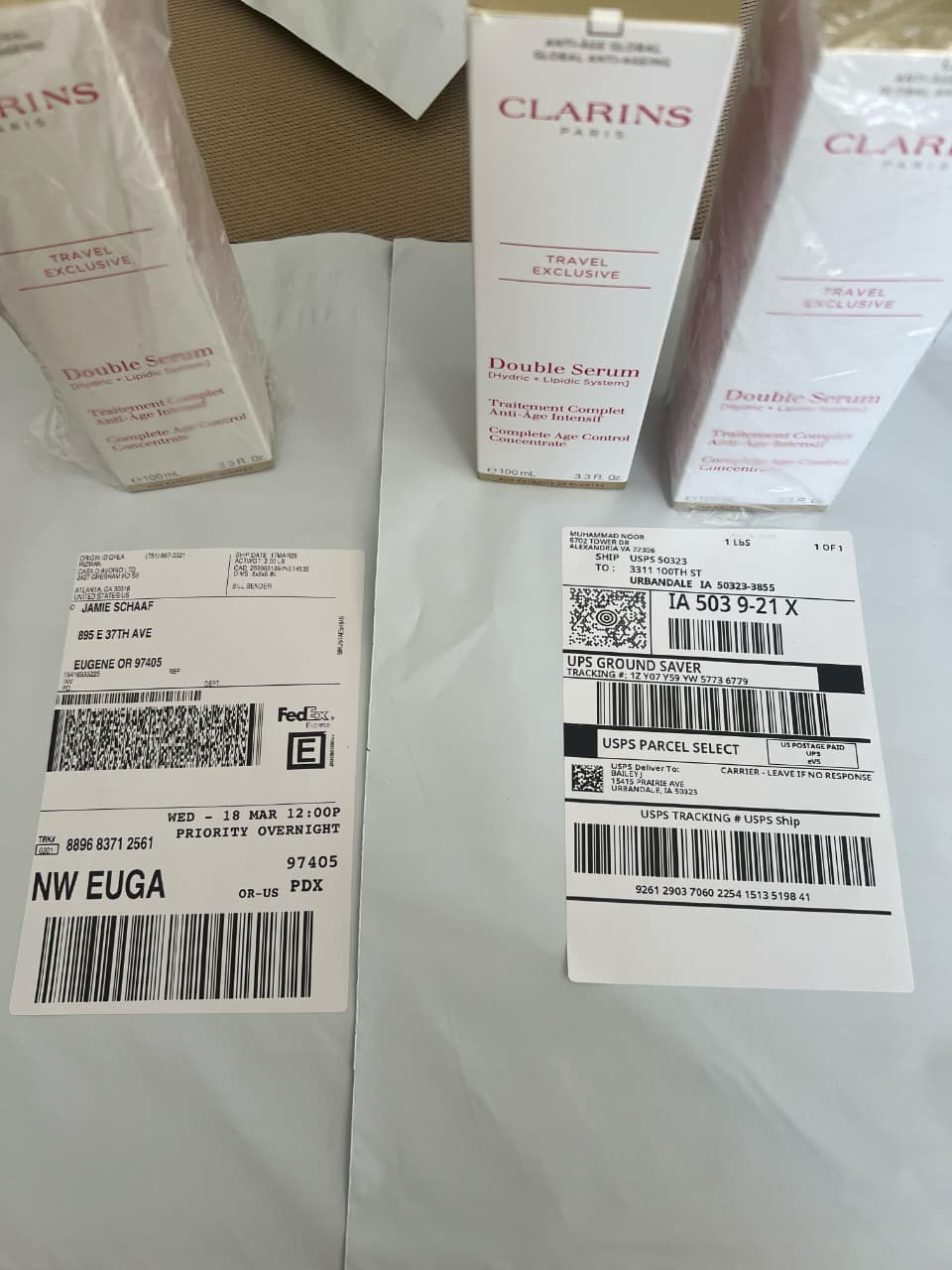 Clarins-Double-Serum-Hydric + Lipidic Complete Age-Control 100ml