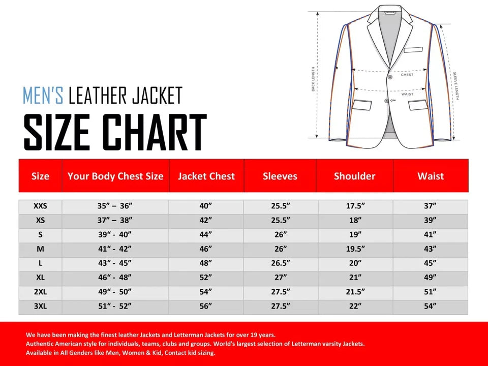 Men's leather Jacket 100% Genuine Thick and Soft Leather Man Classic Biker Coat